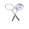 VINOX DOUBLE BLADE BADMINTON RACKET WITH 6 SHUTTLE COCK
