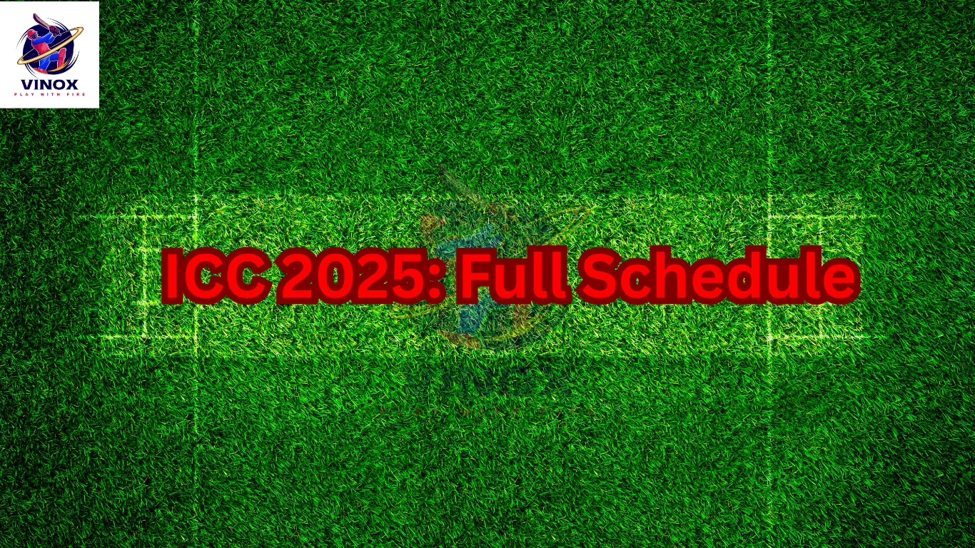 ICC 2025: Full Schedule