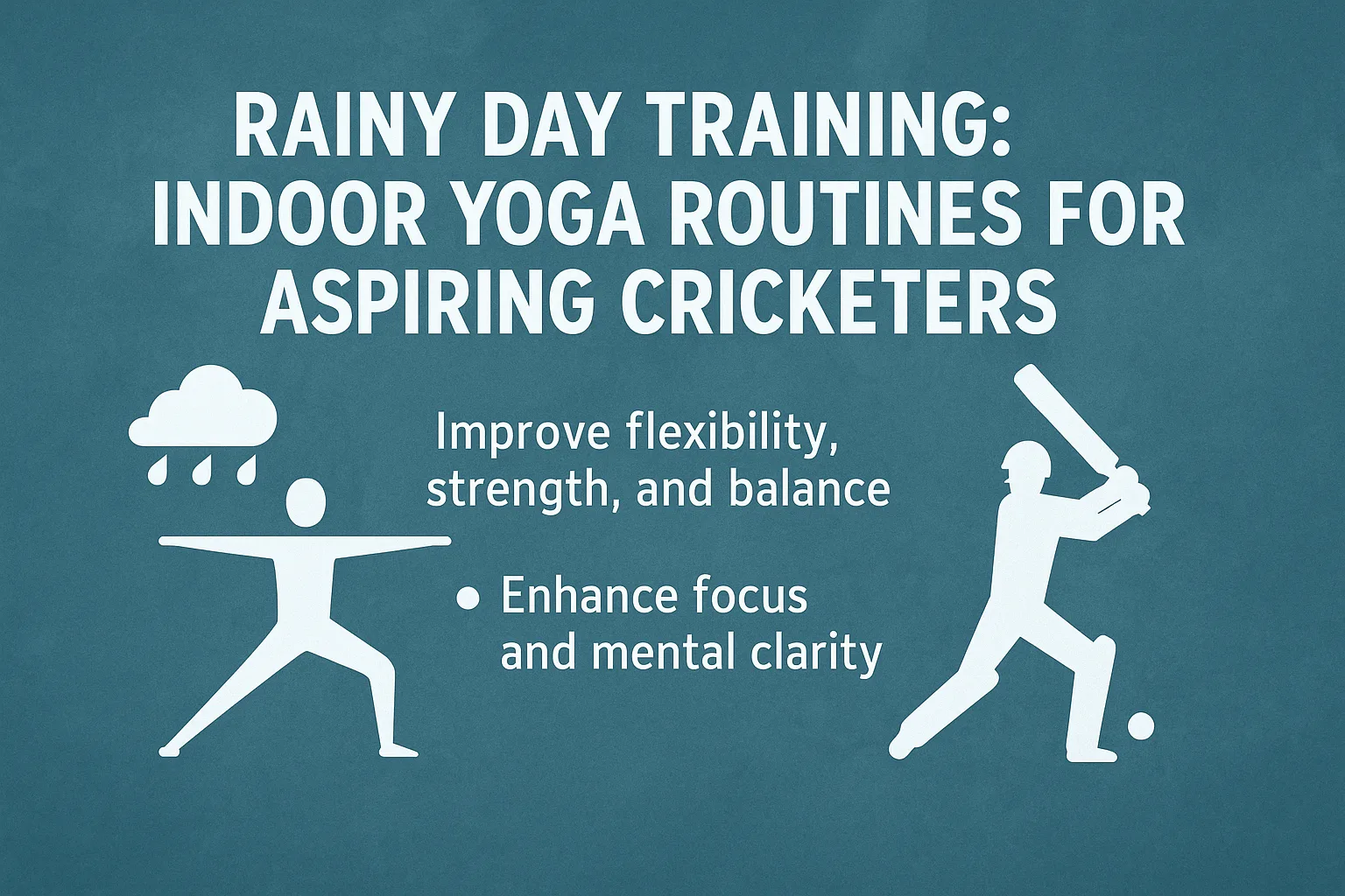 Yoga workout for cricketers