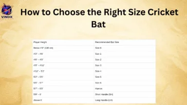 Right size cricket bat