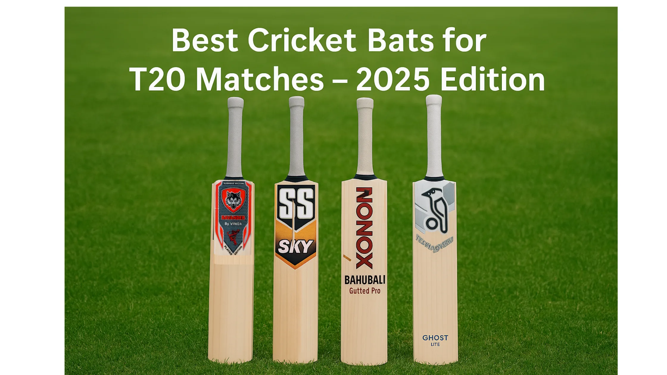 Best cricket bats for T20 2025