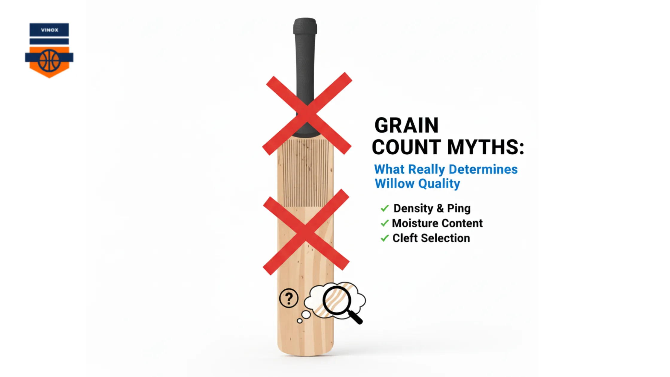 best Cricket bat Grain count myths