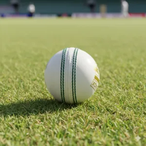 SUMO LEATHER CRICKET BALL 4 PIECE - BEST FOR 40-50 OVERS - White