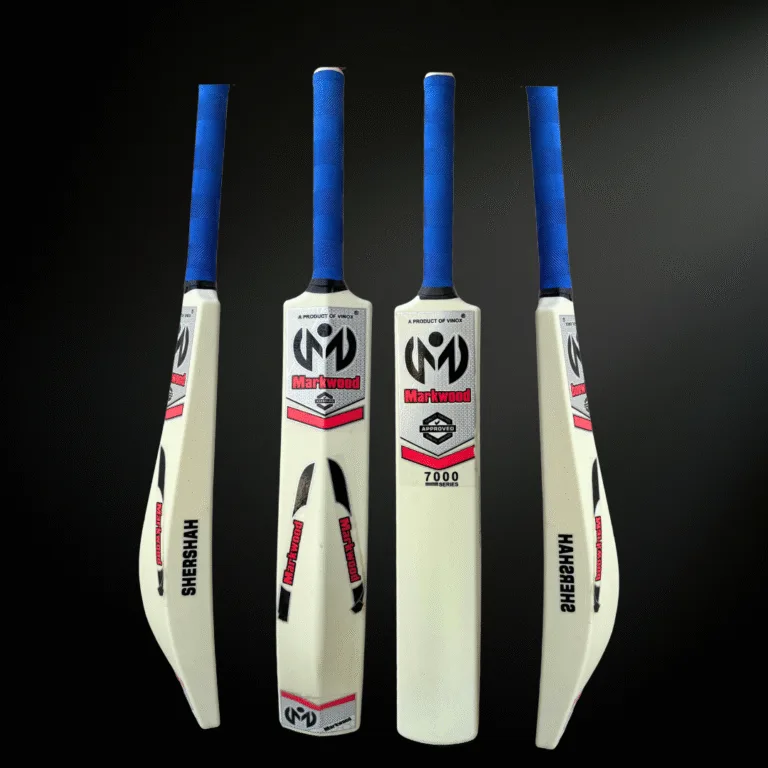 PVC White Shershah Markwood Cricket Bat