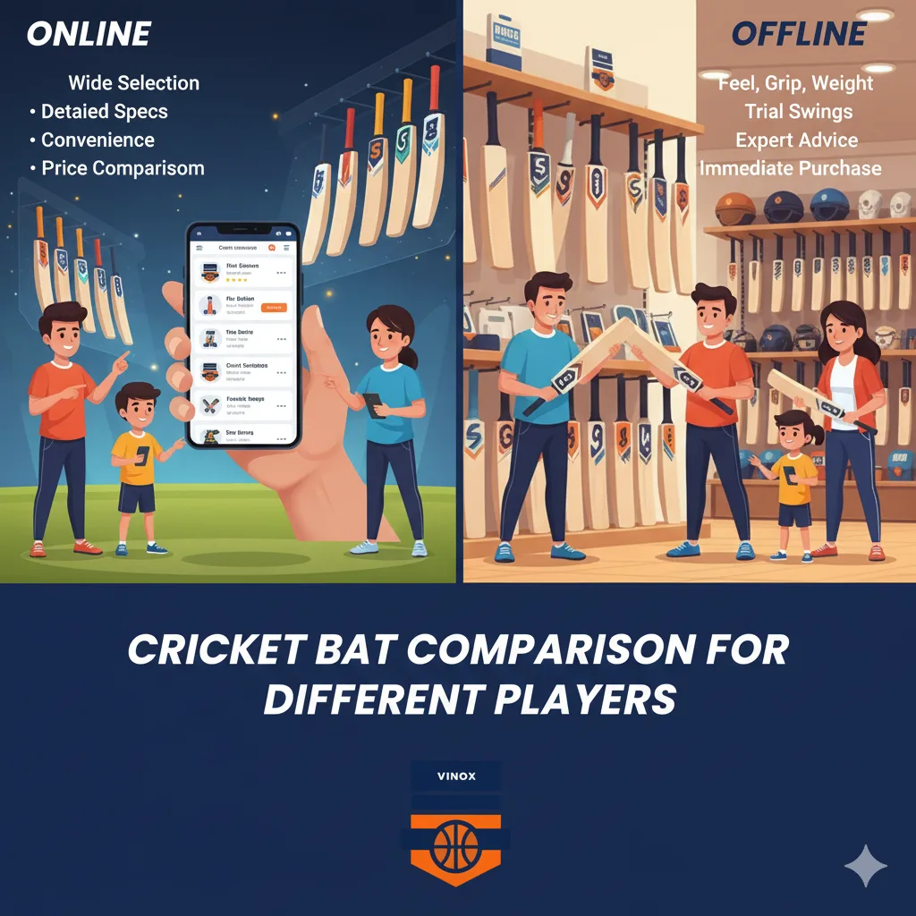 online offline cricket bat