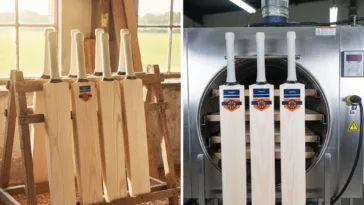 Air dried willow bats