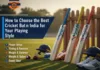 Best Cricket Bat India