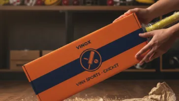VinoxSports cricket bat packaging