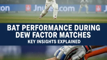 Cricket dew match batting