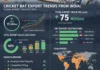 Cricket equipment export market