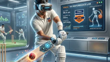 Virtual reality cricket practice