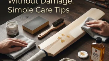 How clean cricket bat