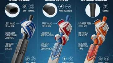 Power hitting bat handle