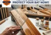 Sanding and oiling bat
