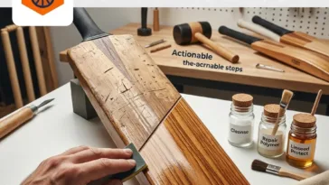 Sanding and oiling bat