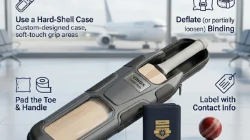 Protect cricket bat flights