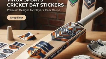 Personalized cricket bat stickers