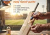 Fix cricket bat crack