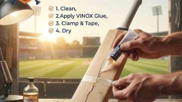 Fix cricket bat crack