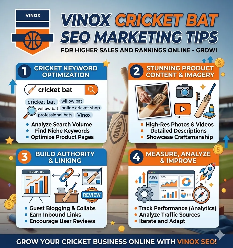 Vinox cricket bat SEO