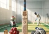 Balanced cricket practice bat