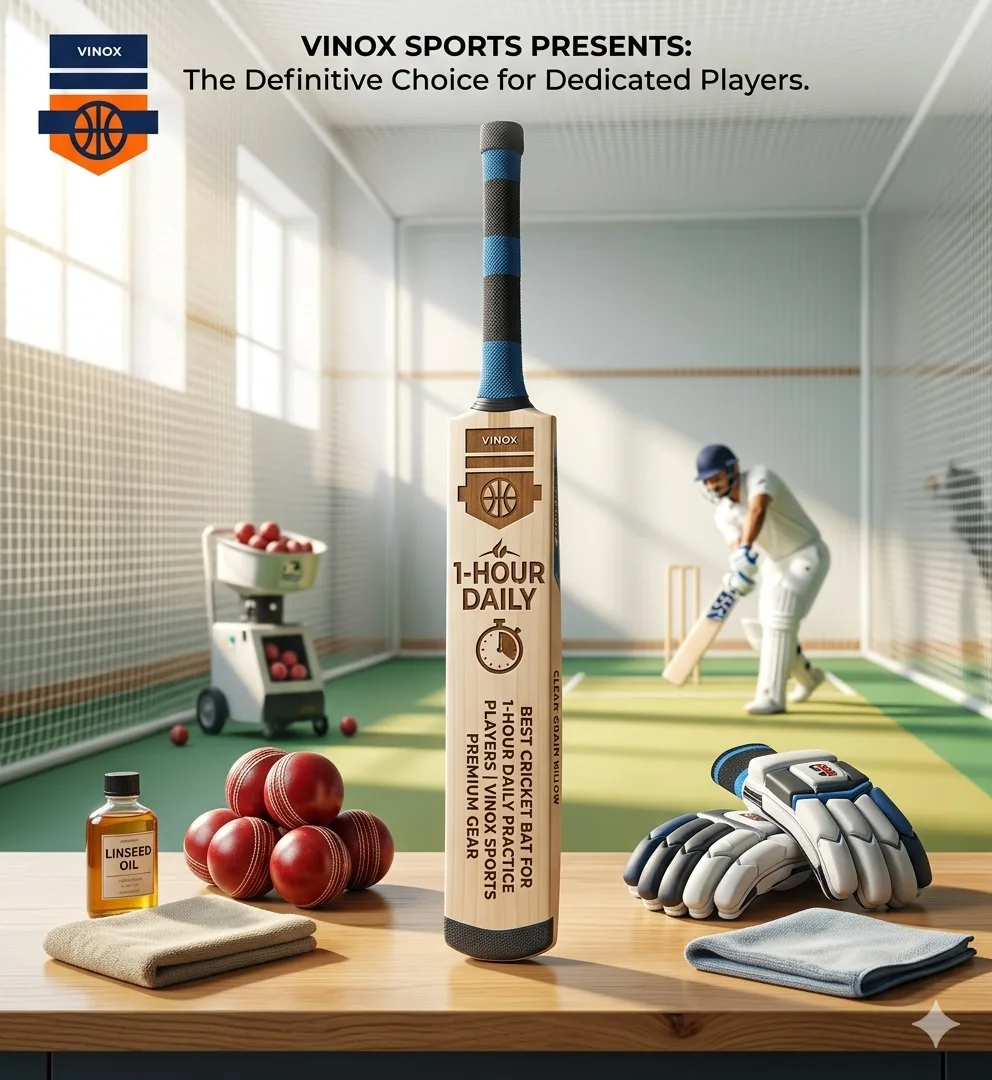 Balanced cricket practice bat
