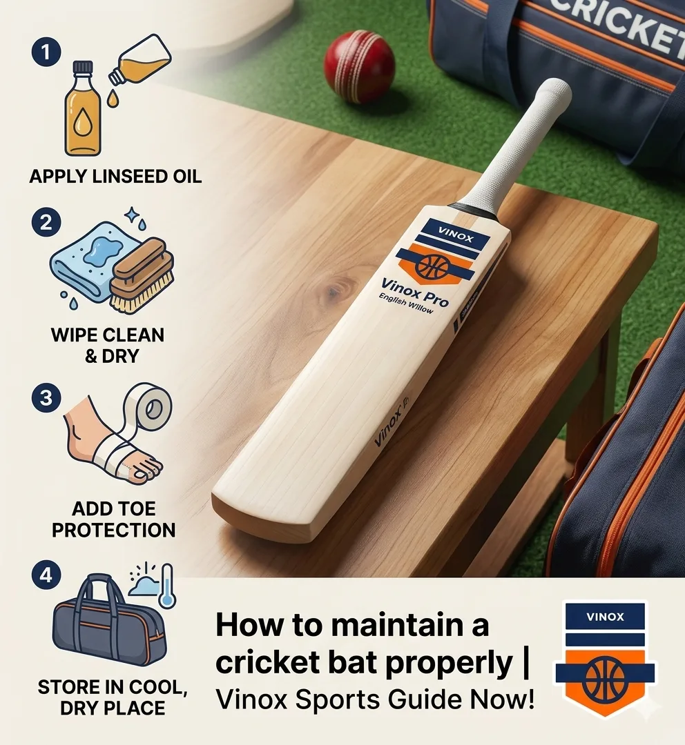 Proper Cricket Bat Care